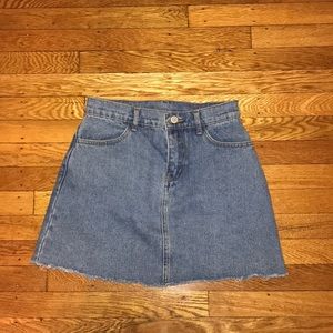 super cute brandy denim skirt!
